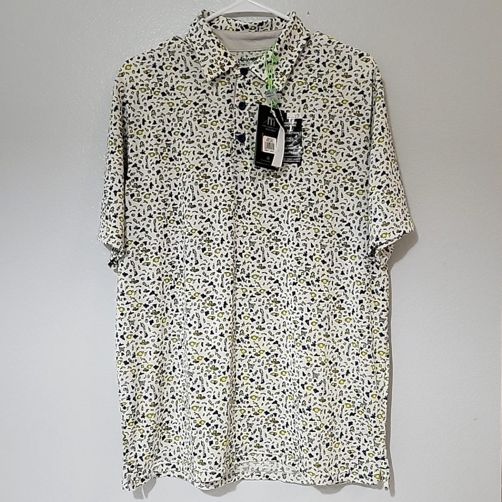 Hawke and Co Men's Performance Golf  Polo Shirt